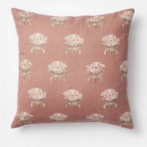 Studio McGee Accents Studio Mcgee Nwt Floral Blocked Throw Pillow